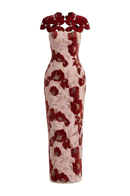 Rosée Applique Maxi Dress