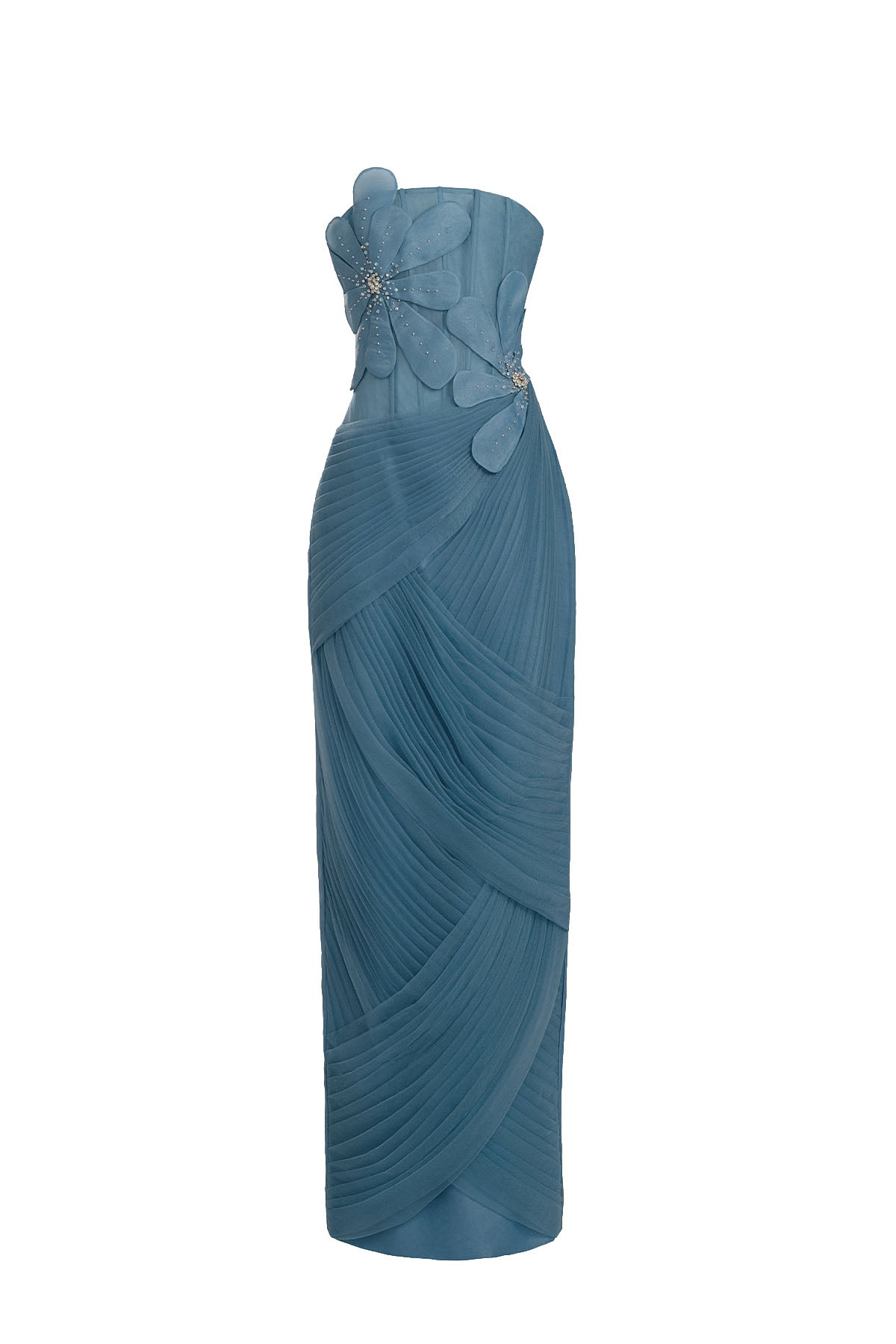 Opaline Pleated Maxi Dress