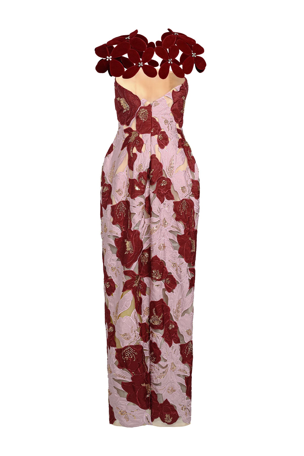 Rosée Applique Maxi Dress