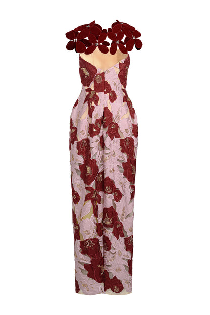 Rosée Applique Maxi Dress