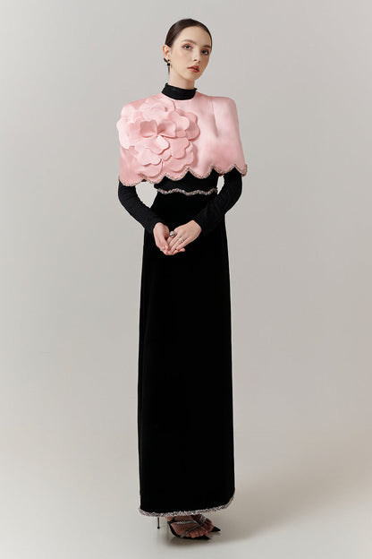 Odette High Neck Sequin Set