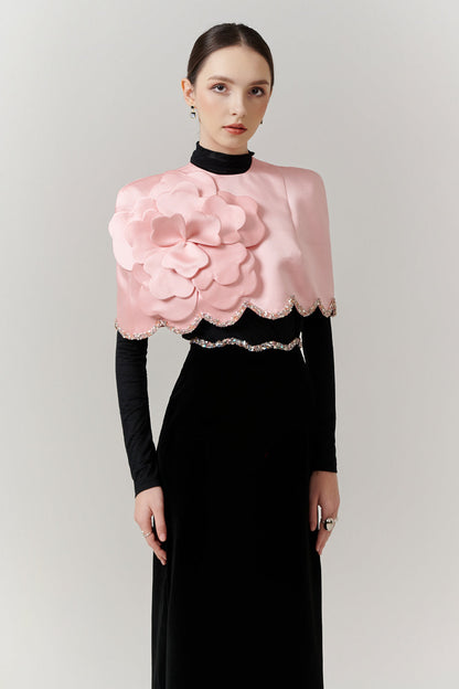 Odette High Neck Sequin Set