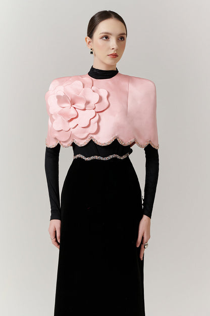 Odette High Neck Sequin Set