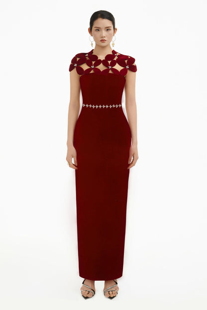 Velora Bead Maxi Dress