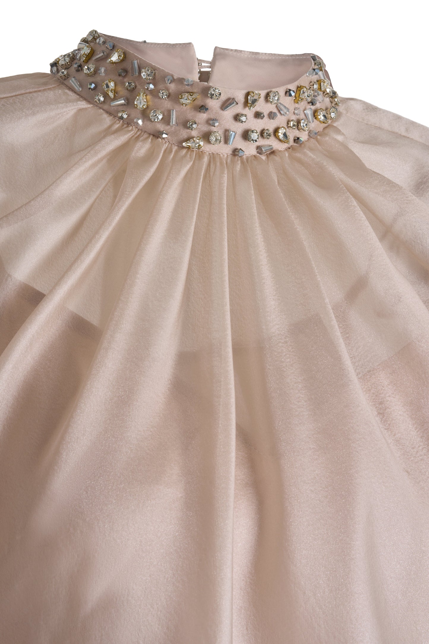 Dylan Sheath Puffy Sleeved Polyester Maxi Set