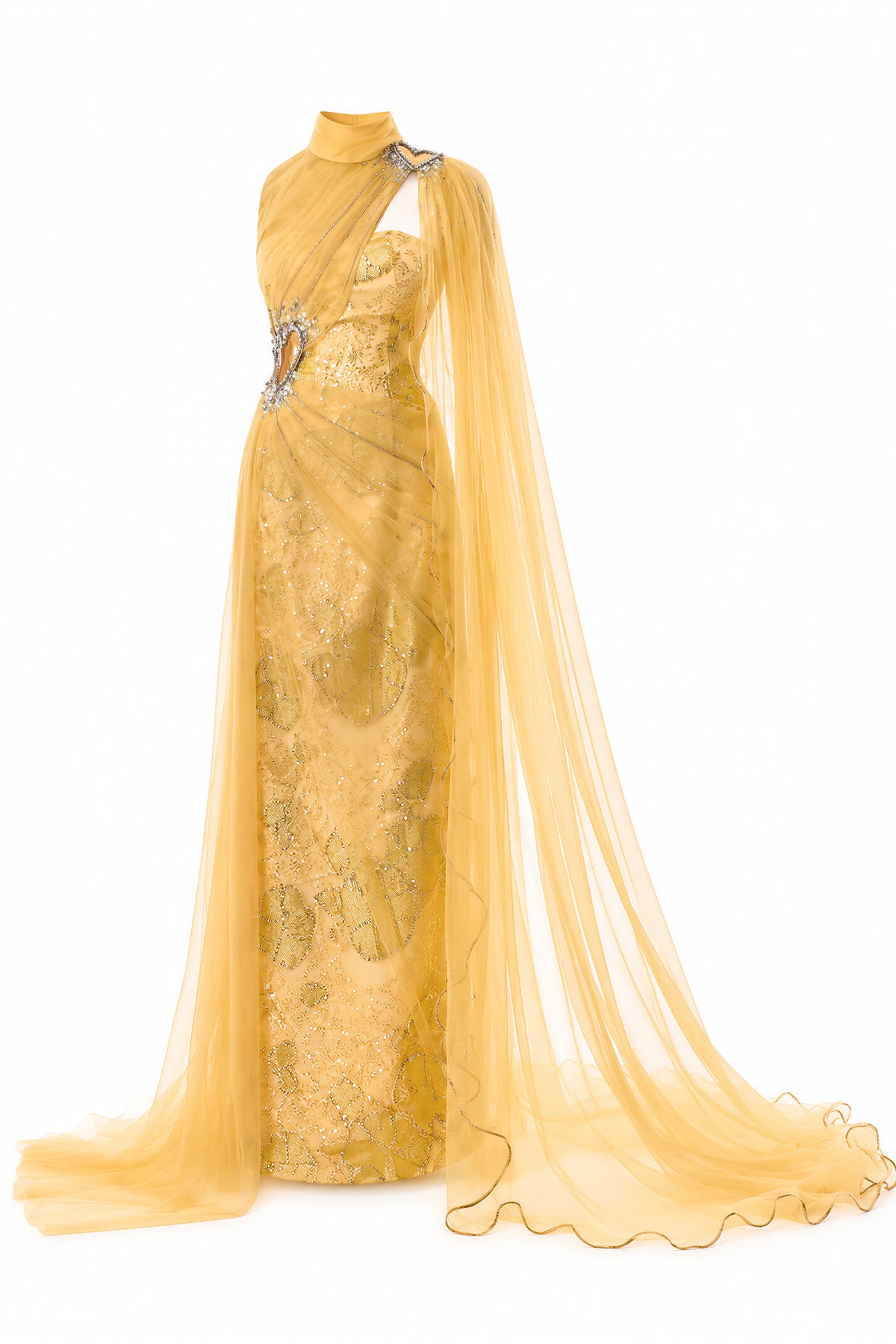 Ione High Neck Maxi Dress