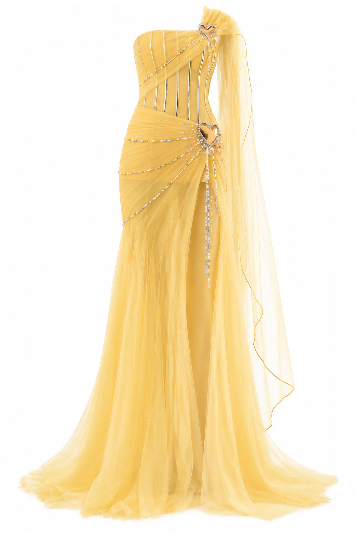 Mael Asymmetric Maxi Dress