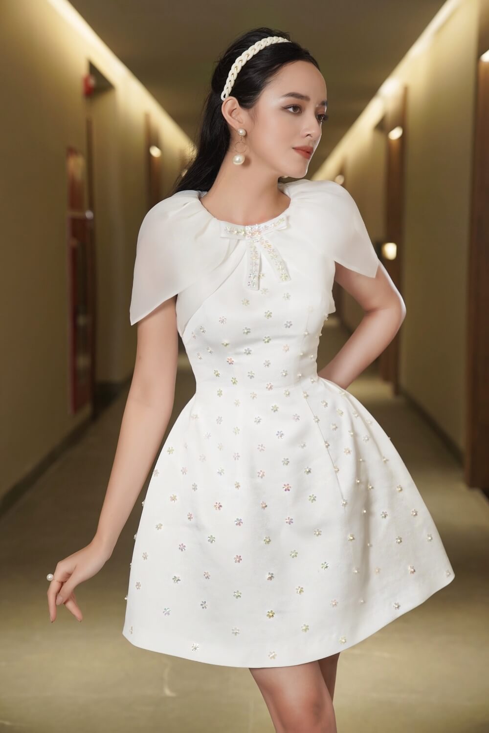 Aaron Round Neck Dress 