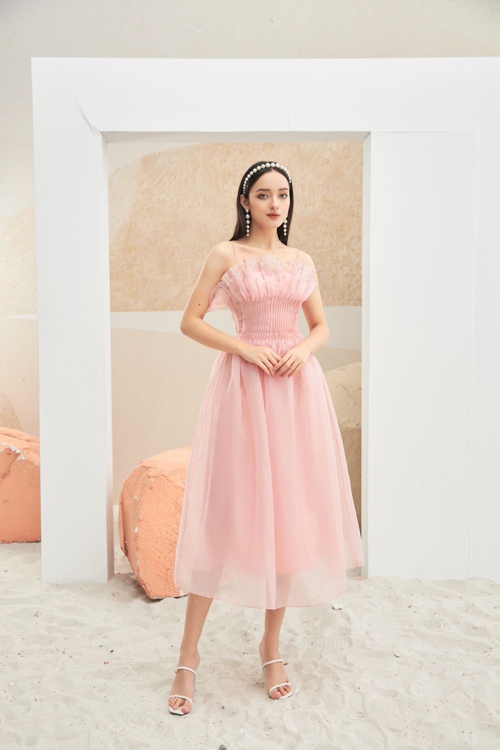 Abby Drapped Chest Dress 
