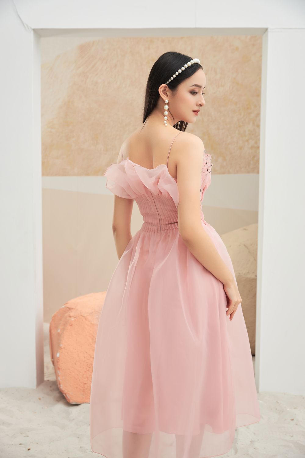 Abby Drapped Chest Dress 