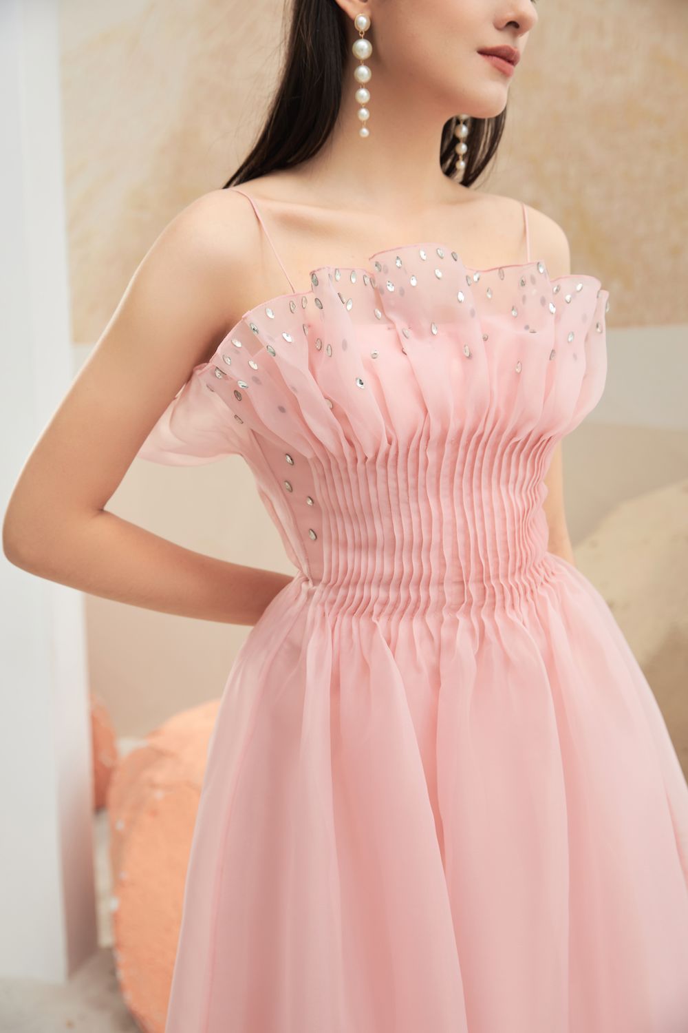 Abby Drapped Chest Dress 