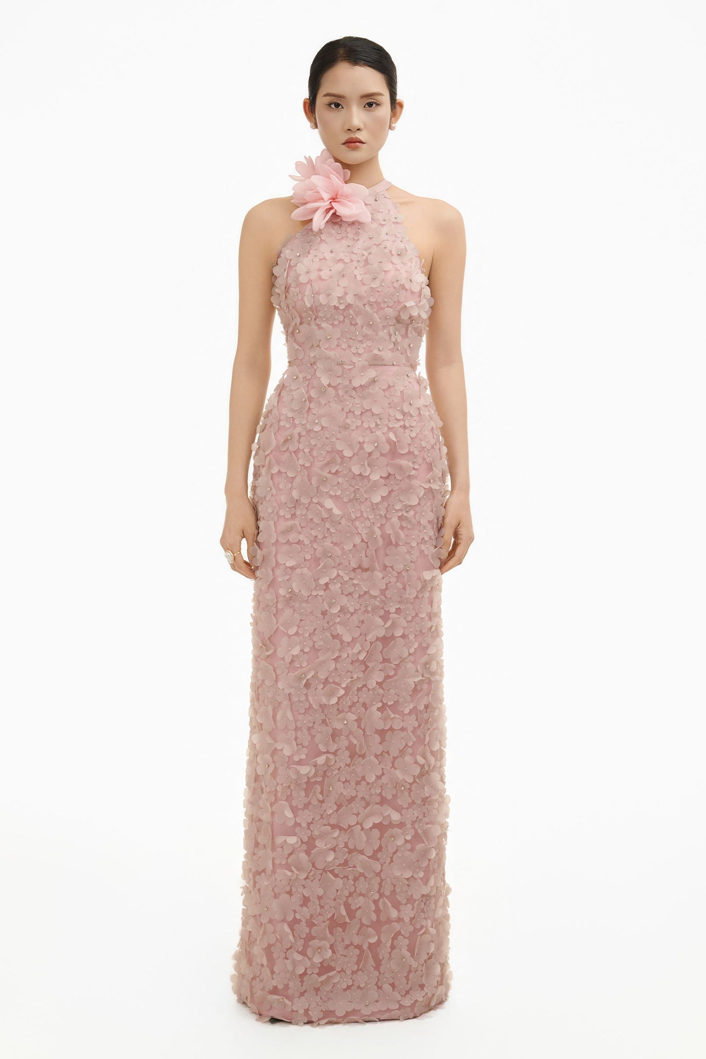 Amaryllis Halter Maxi Dress 