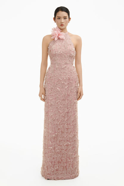 Amaryllis Halter Maxi Dress 