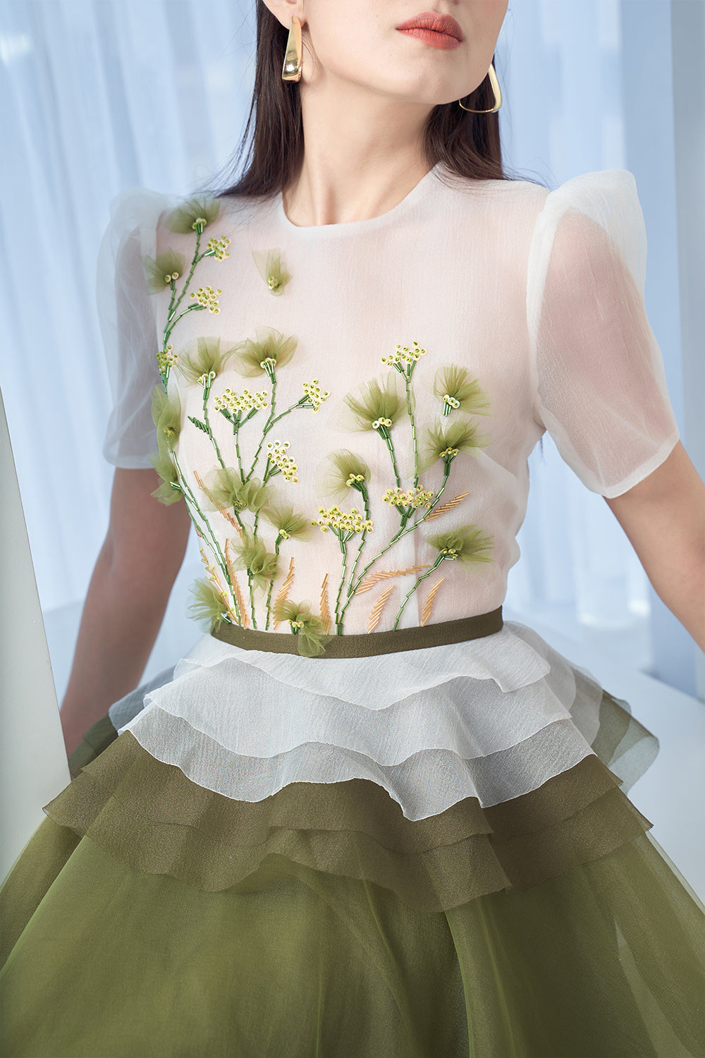 Amity Floral Embroidered Dress 