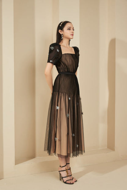 Aniston Square Neck Dress 