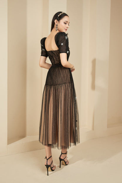 Aniston Square Neck Dress 