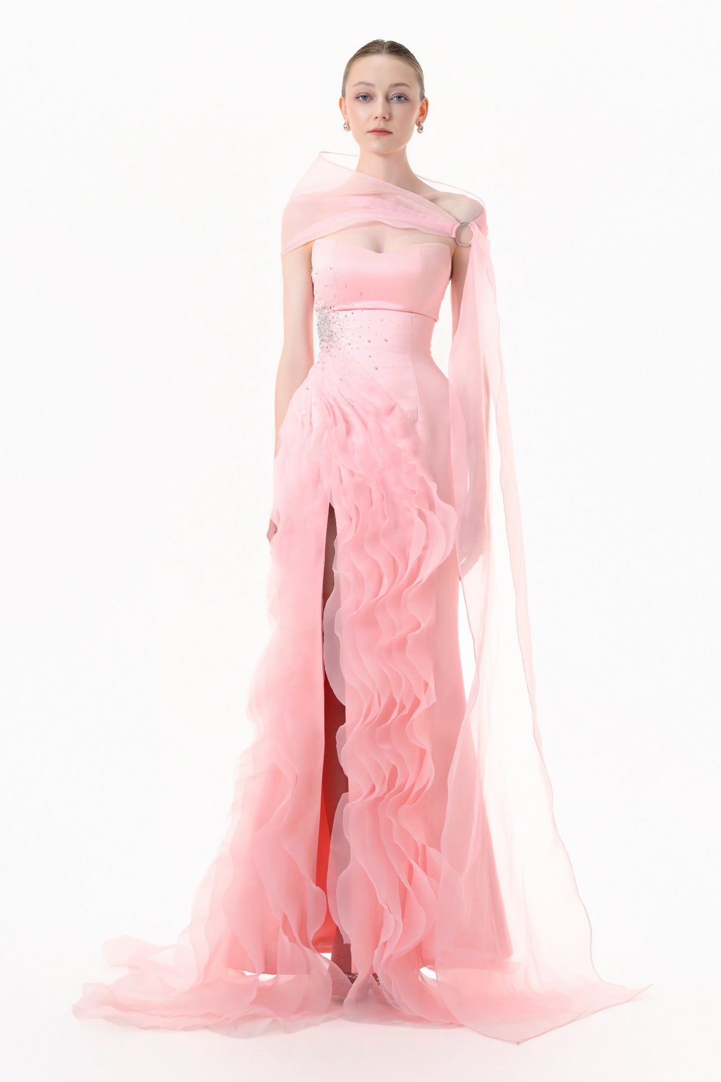 Aven Ruffle Maxi Dress