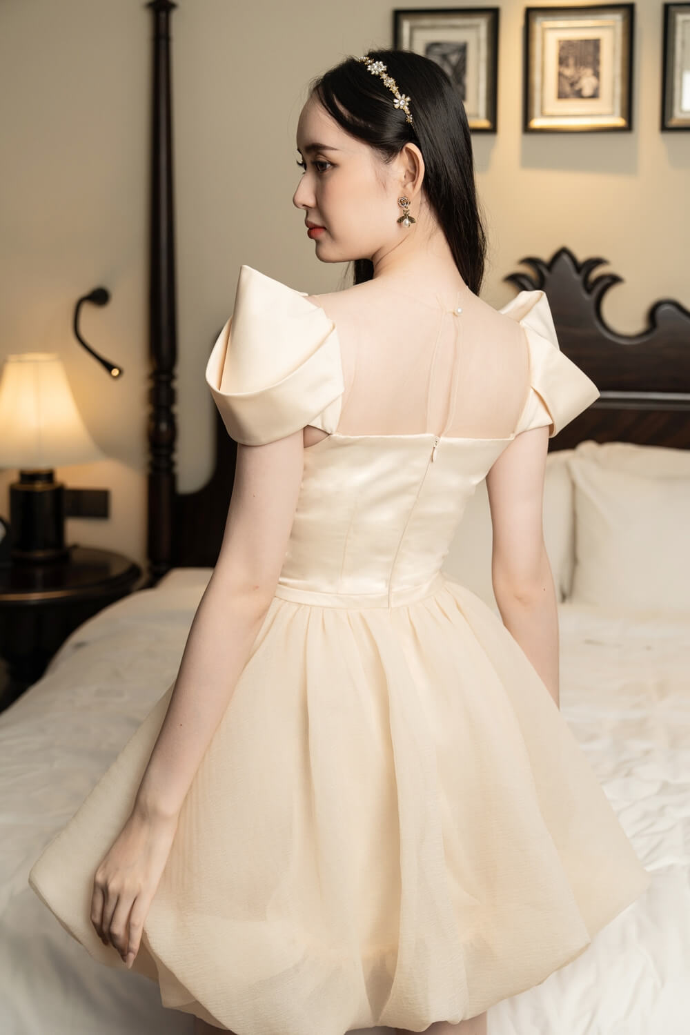 Bethe Square Neck Dress 
