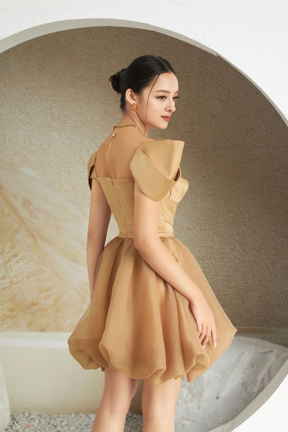 Bethe Square Neck Dress 