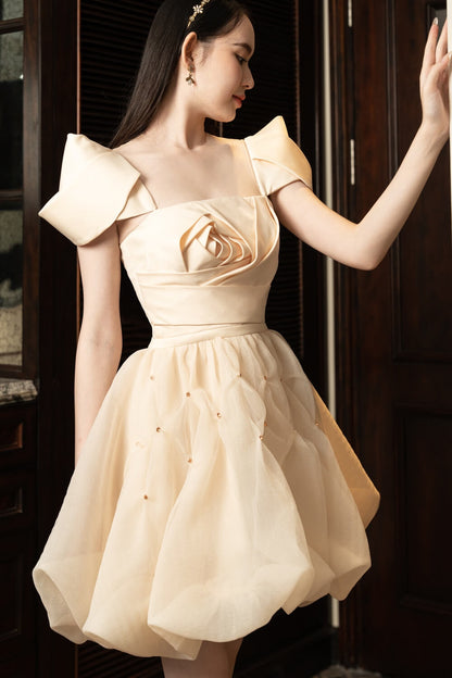 Bethe Square Neck Dress 