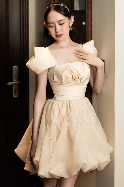 Bethe Square Neck Dress 