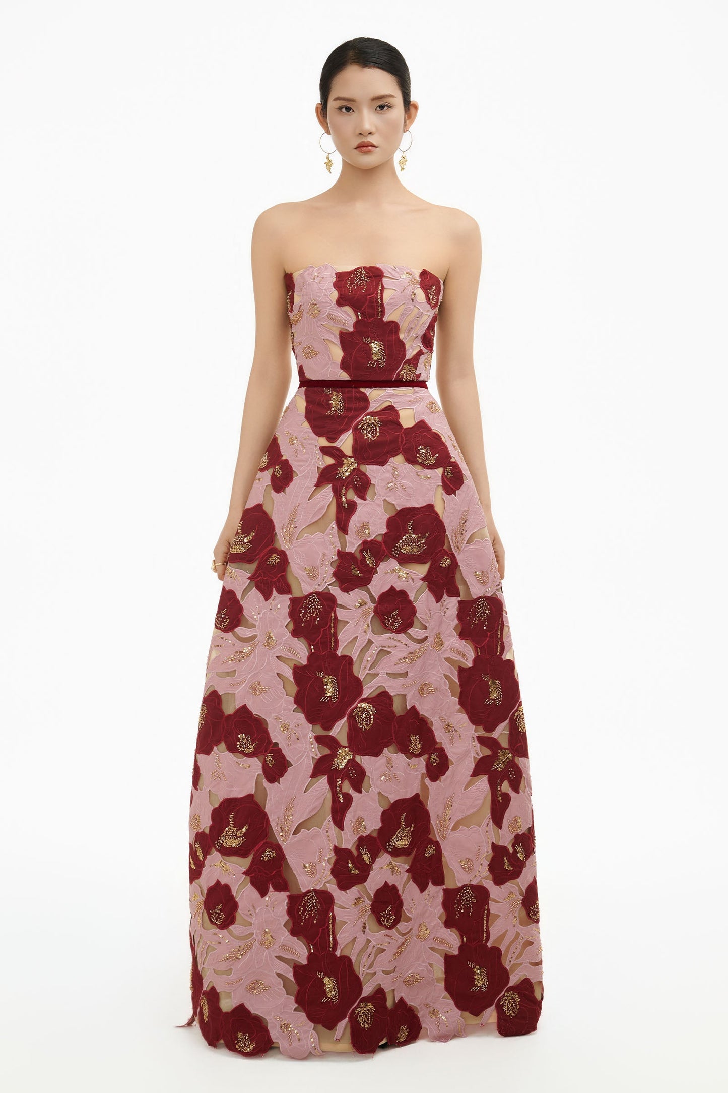 Bloom Straight Across Maxi Dress 