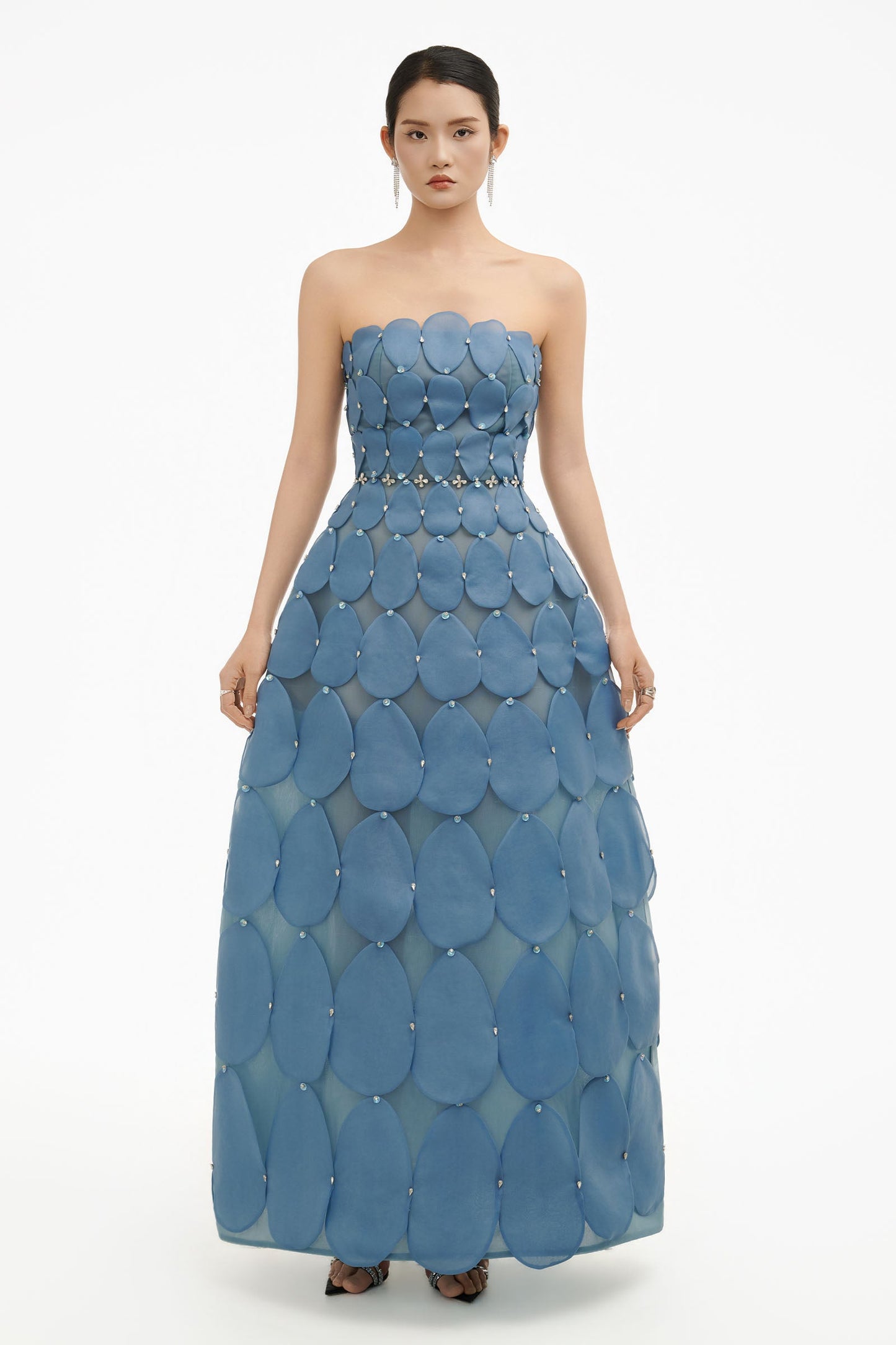 Celeste Straight Across Maxi Dress 