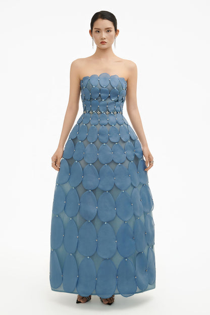 Celeste Straight Across Maxi Dress 