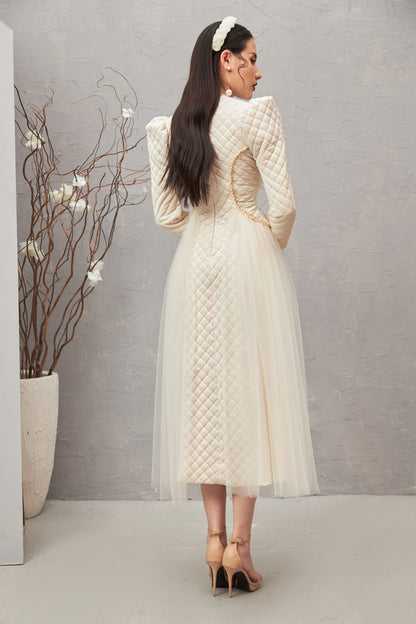 Clara Puffy Sleeves Dress 