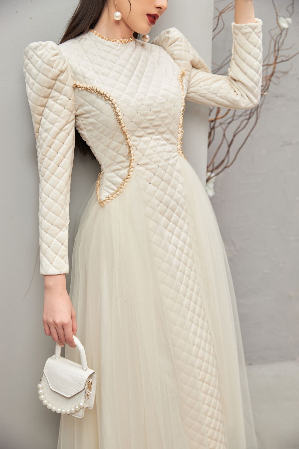 Clara Puffy Sleeves Dress 