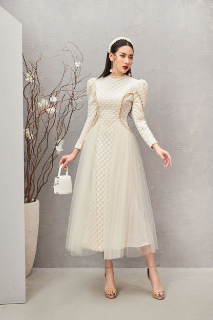 Clara Puffy Sleeves Dress 