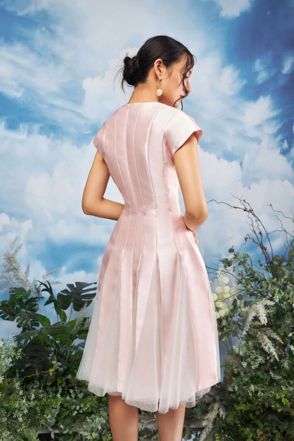 Dragg Drop Waist Dress 