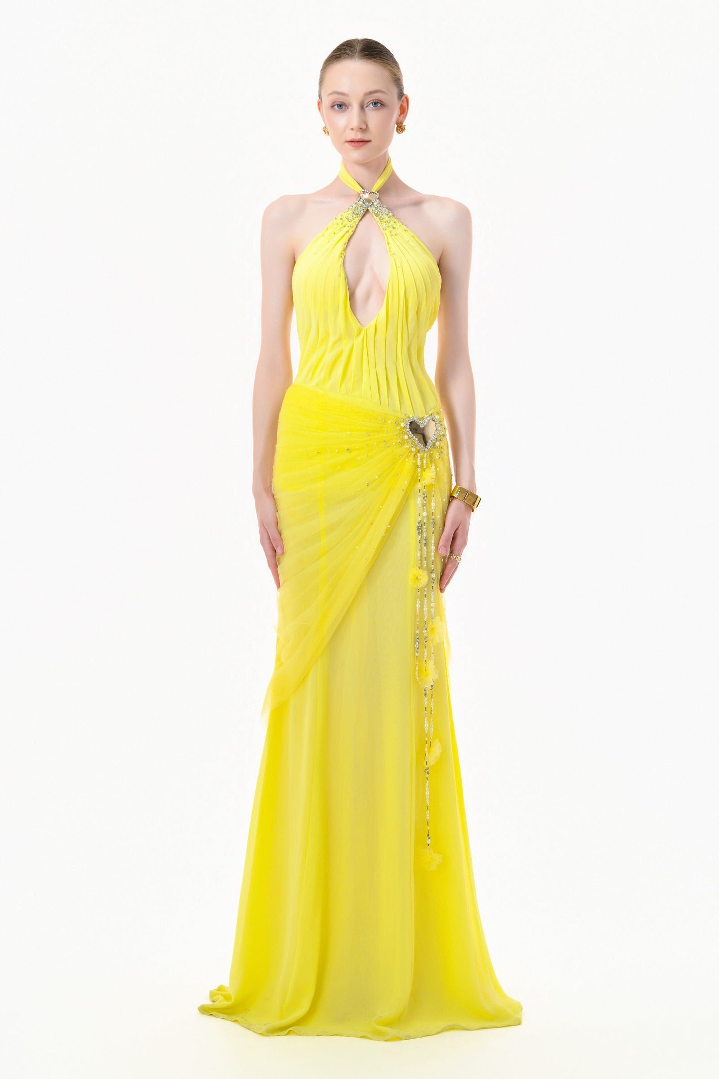 Elys Halter Maxi Dress