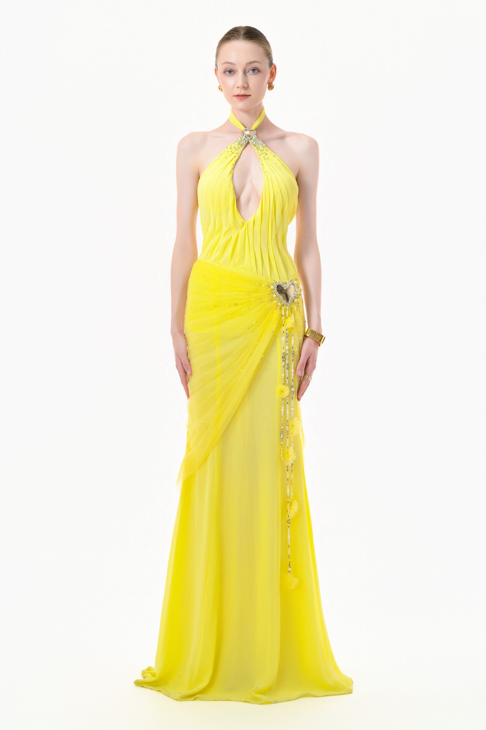 Elys Halter Maxi Dress