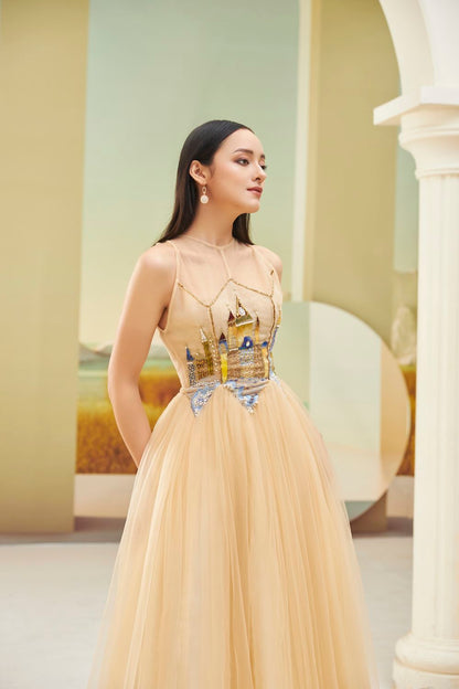 Falcon Ruffle Layered Dress 