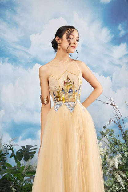 Falcon Ruffle Layered Dress 