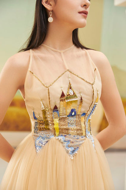 Falcon Ruffle Layered Dress 