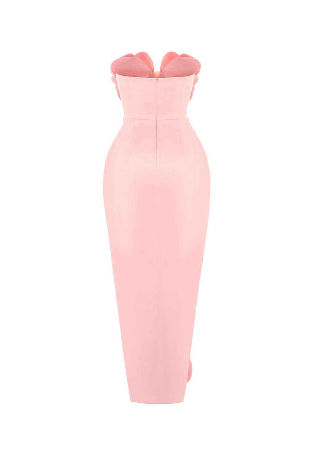 Velour Pegged Sleeveless Polyester Maxi Dress