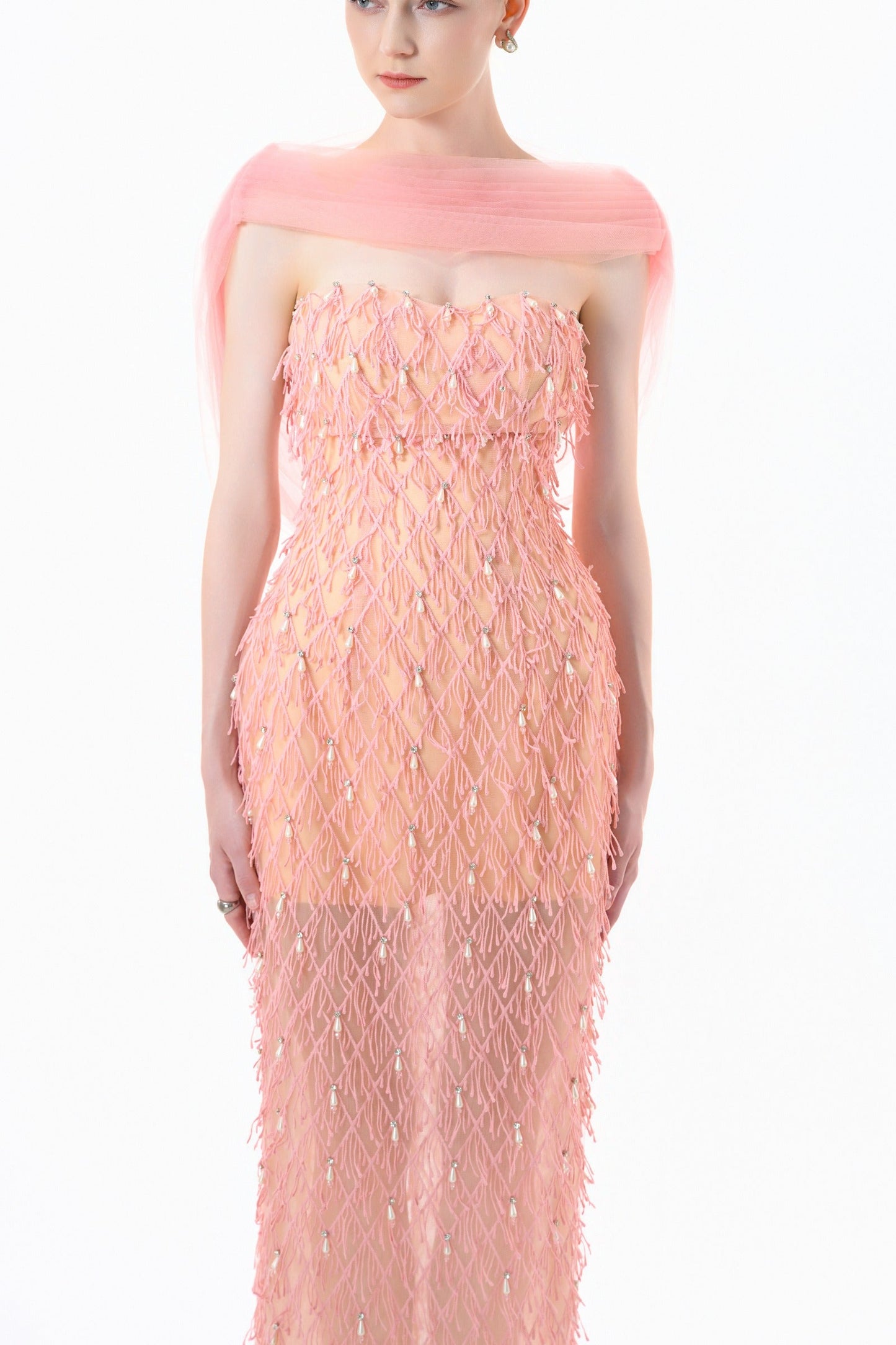 Lune Fringe Maxi Dress
