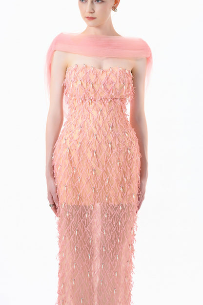 Lune Fringe Maxi Dress