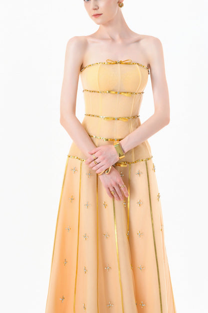 Neve Straight Across Maxi Dress