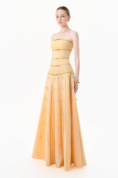 Neve Straight Across Maxi Dress