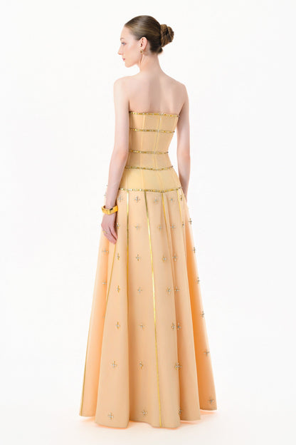 Neve Straight Across Maxi Dress