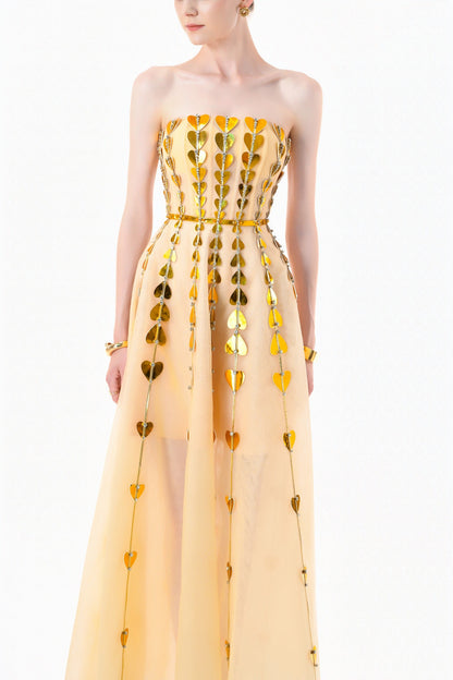Veya Sequin Maxi Dress