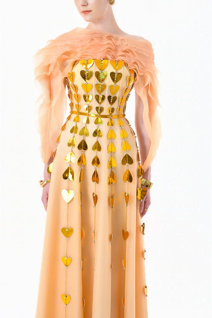 Sora Ruffle Maxi Dress