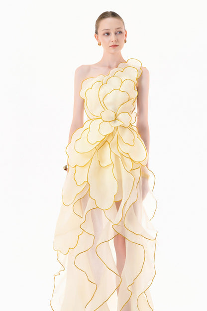 Liora One Shoulder Maxi Dress