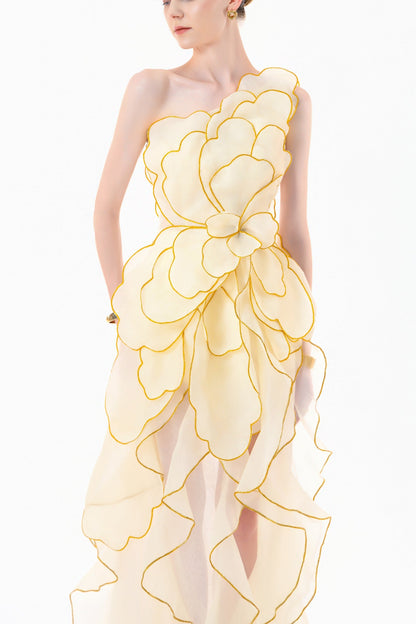 Liora One Shoulder Maxi Dress