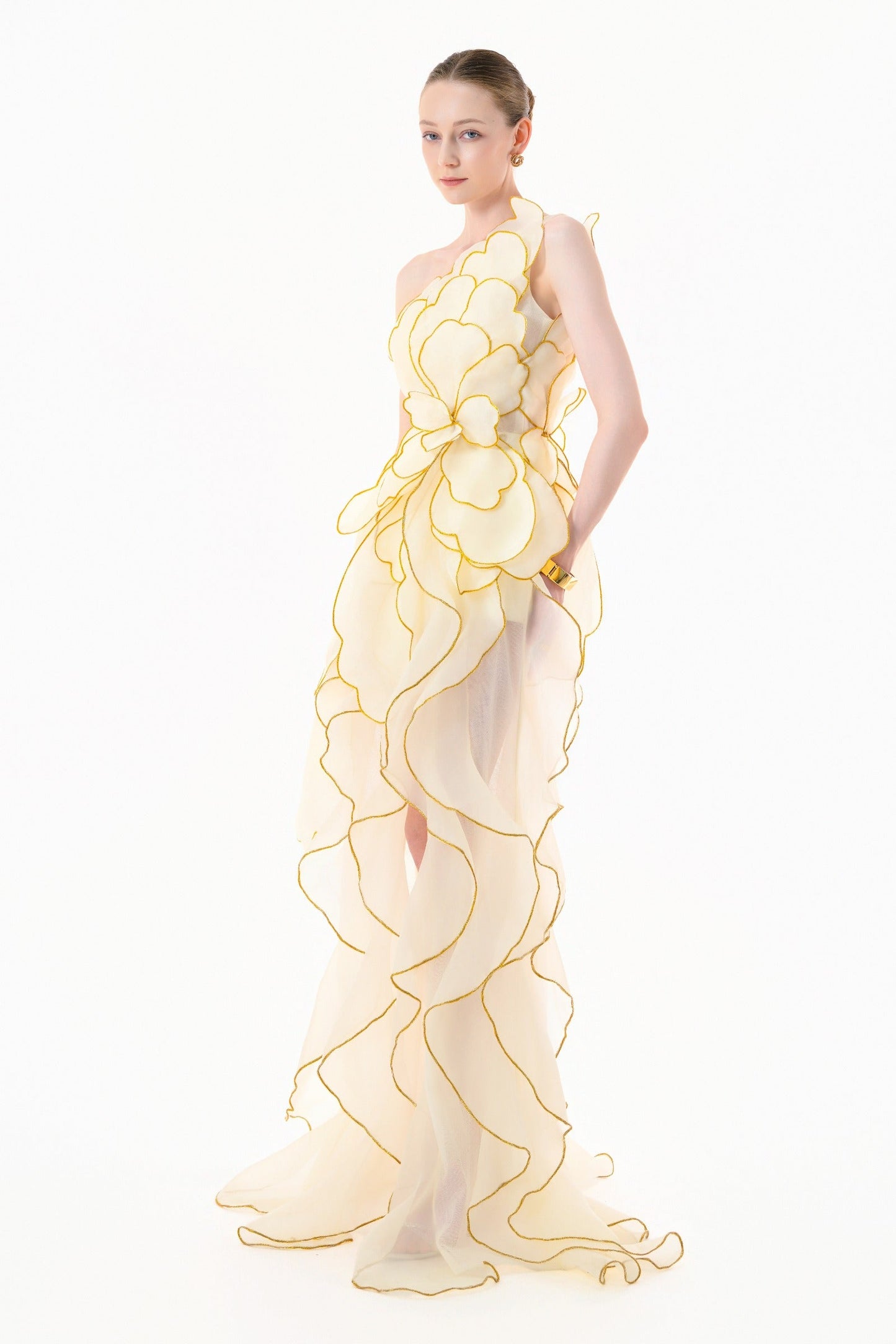 Liora One Shoulder Maxi Dress