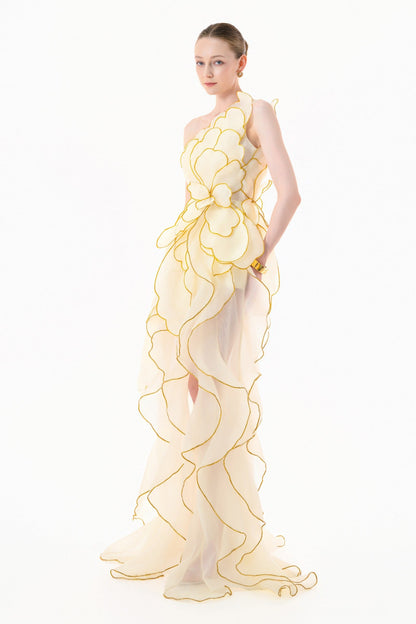 Liora One Shoulder Maxi Dress
