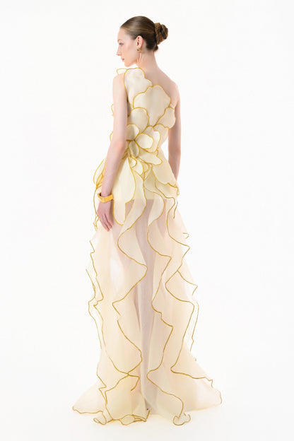 Liora One Shoulder Maxi Dress